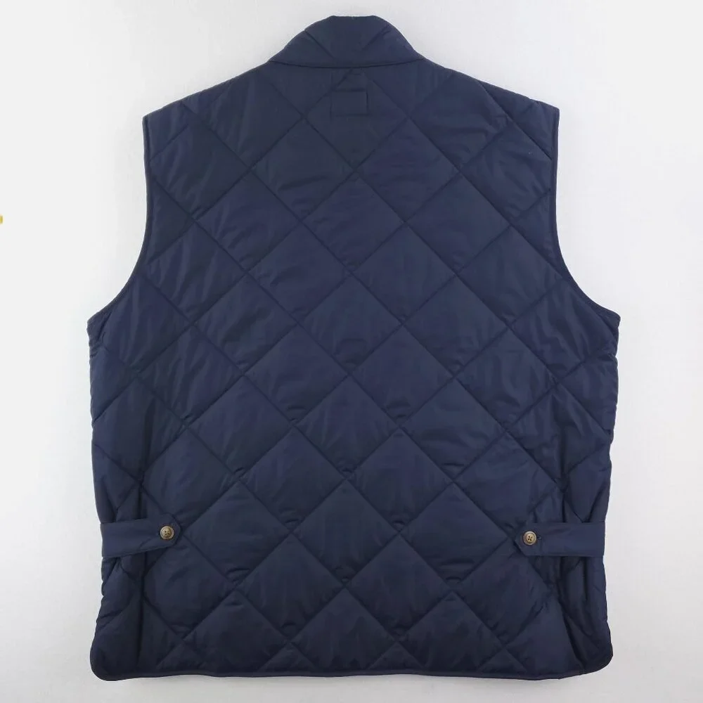 J. Crew Walker Vest Quilted Sleeveless Jacket Full Zip 47752 Men's XL
